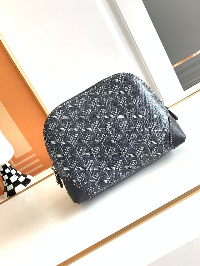 Goyard original canvas vendome cosmetic pouch GY0059 grey