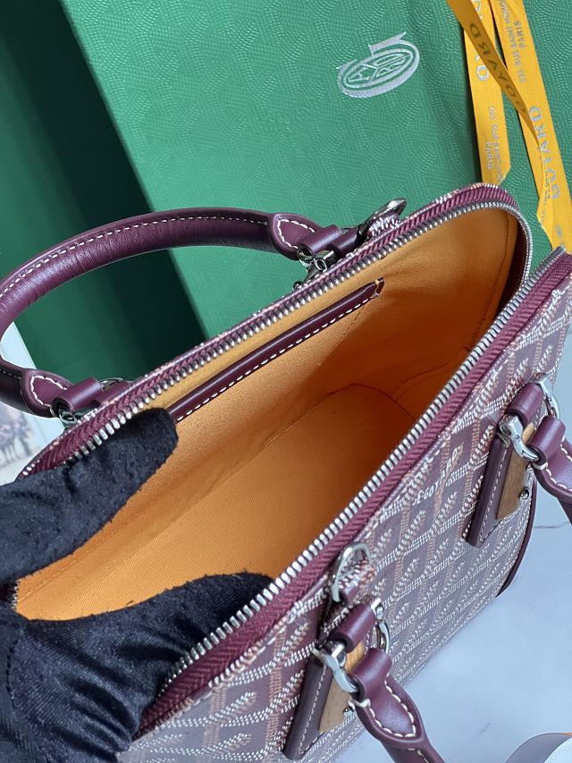 Goyard original canvas vendome mini bag GY0061 burgundy