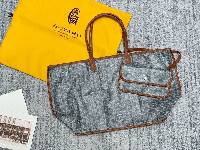 Goyard original cotton saint louis PM bag GY0064 grey