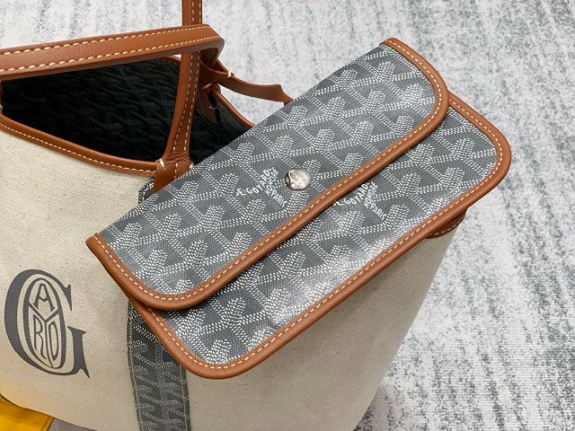 Goyard original cotton saint louis PM bag GY0064 grey