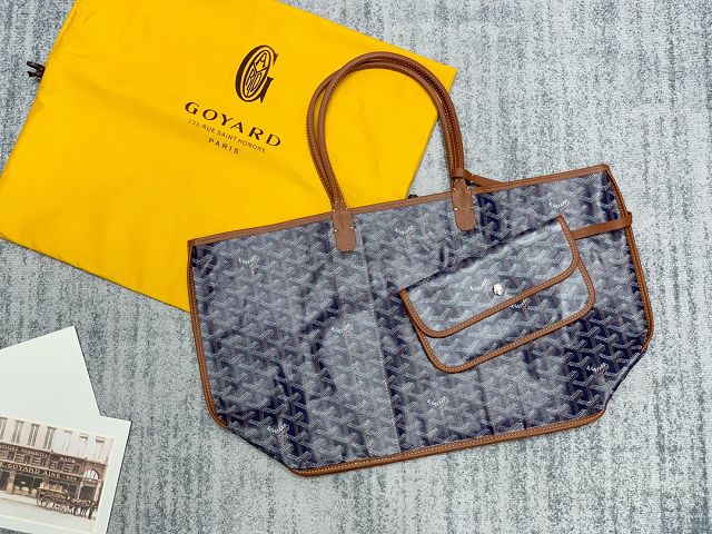 Goyard original cotton saint louis PM bag GY0064 navy blue