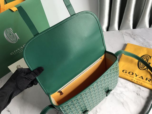 Goyard original canvas belvedere MM bag GY0072 green