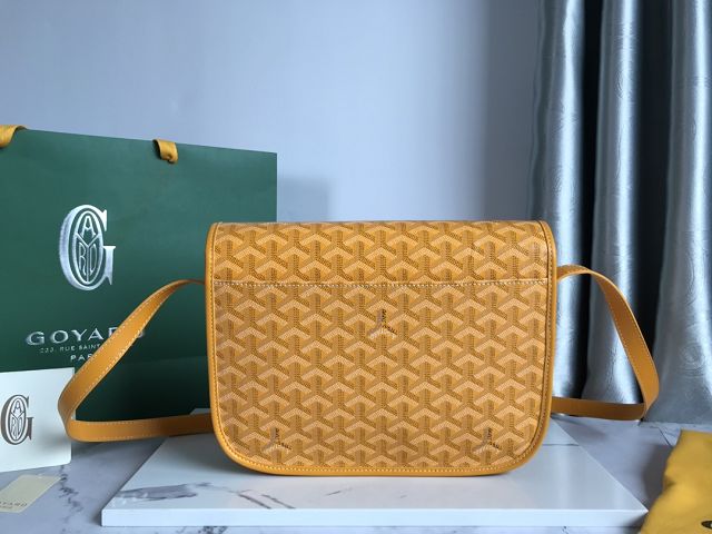 Goyard original canvas belvedere MM bag GY0072 yellow