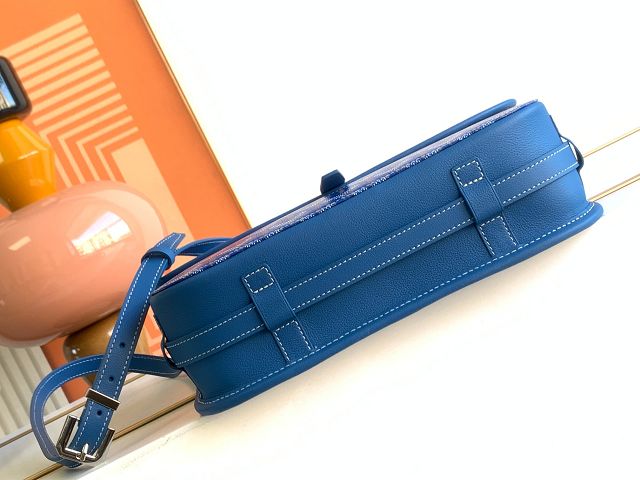 Goyard original canvas belvedere MM bag GY0073 blue