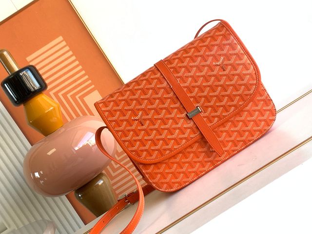 Goyard original canvas belvedere MM bag GY0073 orange