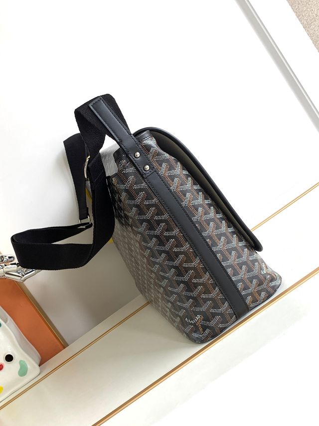 Goyard original canvas capetien messenger bag GY0067 black