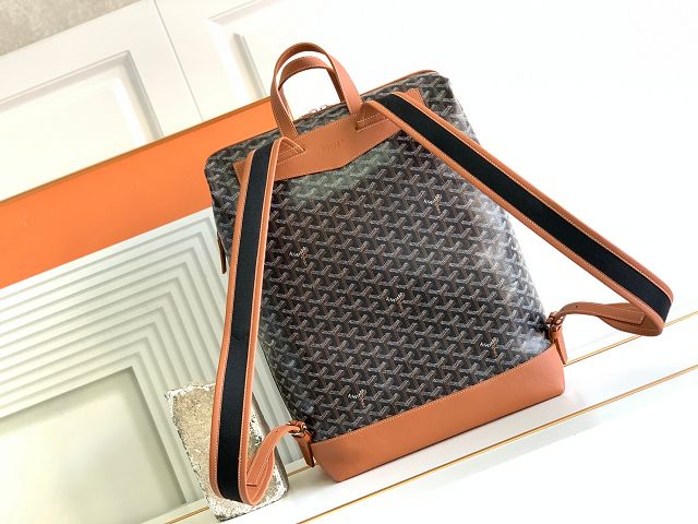 Goyard original canvas cisalpin backpack GY0067 black&brown