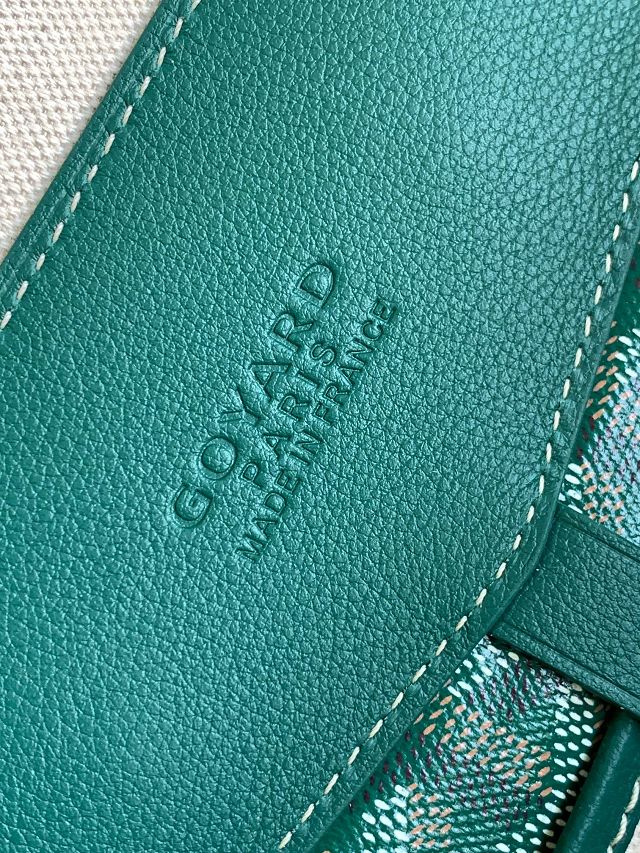 Goyard original canvas cisalpin backpack GY0067 green