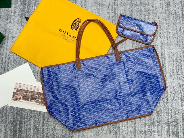 Goyard original cotton saint louis GM bag GY0065 blue