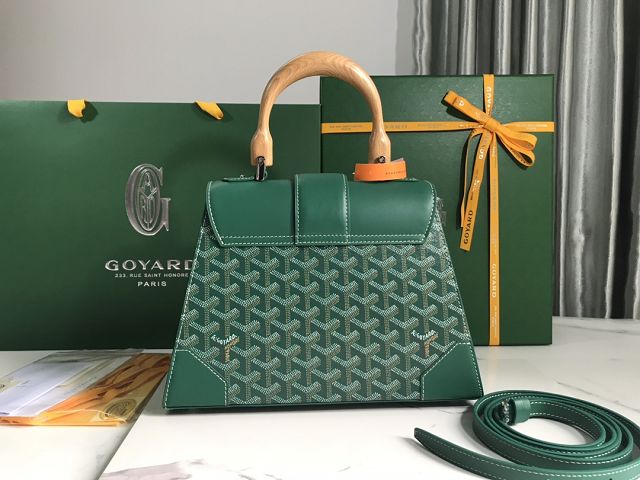 Goyard original canvas saigon structure PM bag GY0075 green