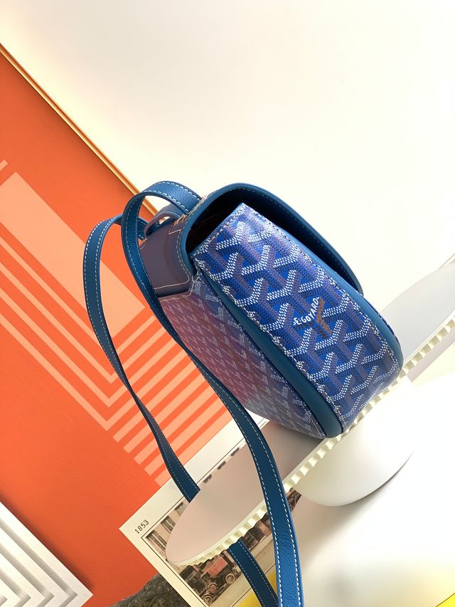 Goyard original calfskin&canvas saint honore 233 bag GY0077 blue