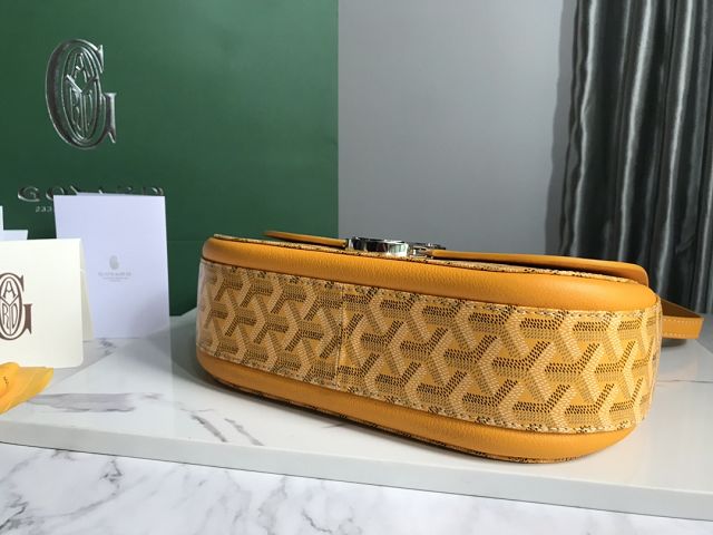 Goyard original calfskin&canvas saint honore 233 bag GY0077 yellow