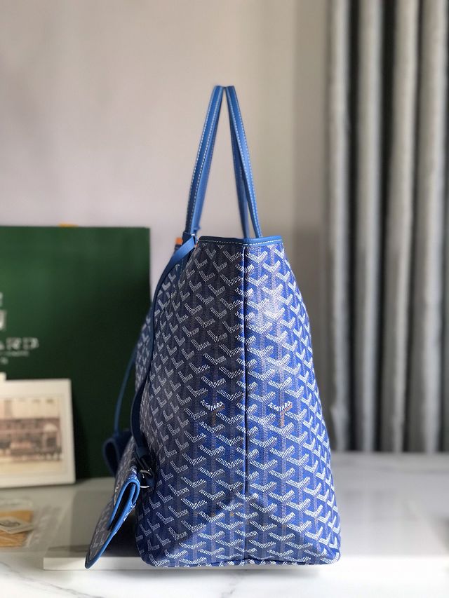 Goyard original canvas saint louis GM bag GY0083 blue