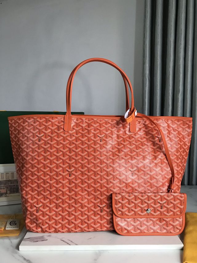 Goyard original canvas saint louis GM bag GY0083 orange