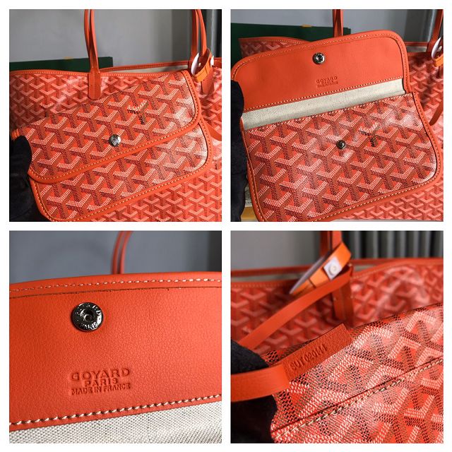 Goyard original canvas saint louis GM bag GY0083 orange