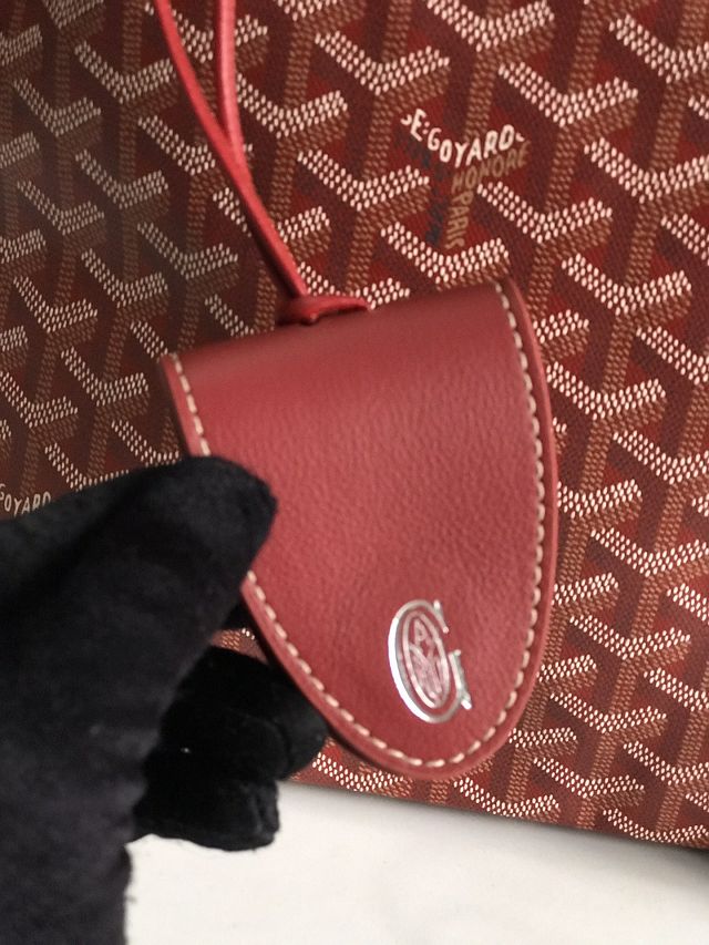 Goyard original canvas saint louis GM bag GY0083 red