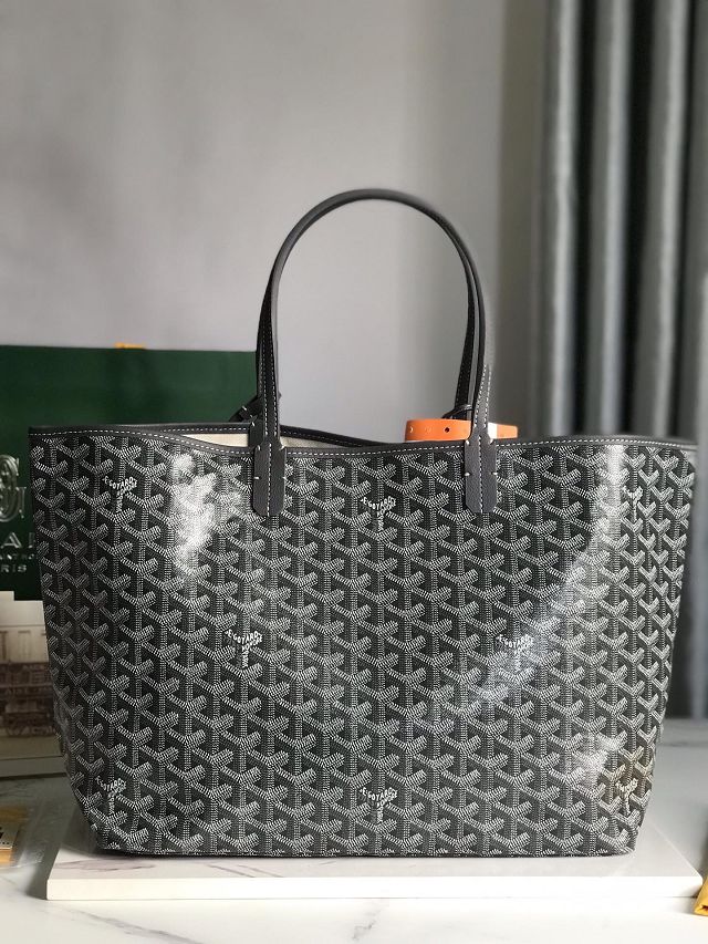 Goyard original canvas saint louis PM bag GY0082 grey