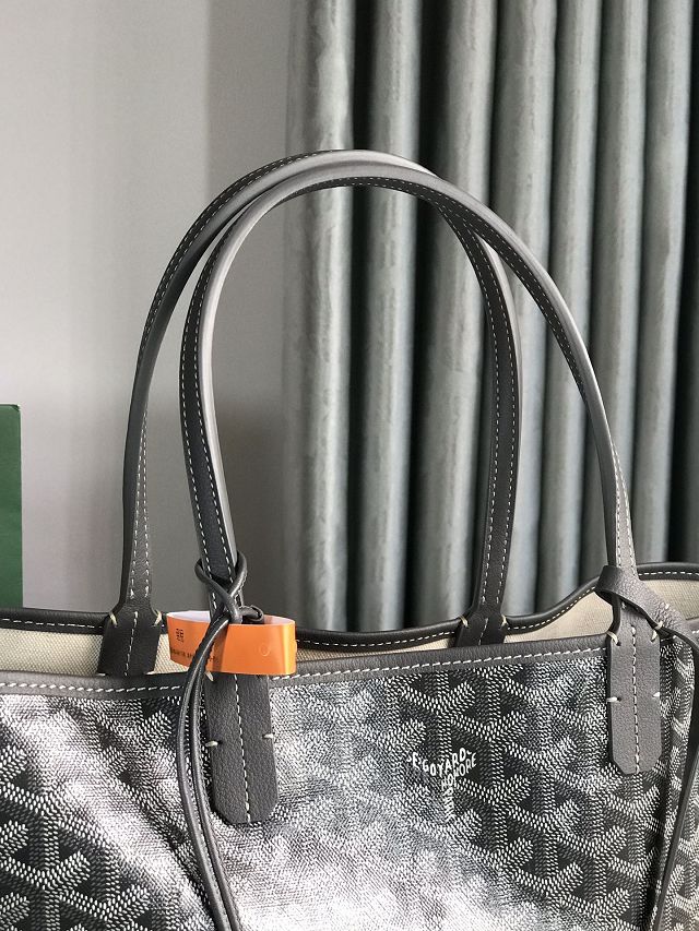 Goyard original canvas saint louis PM bag GY0082 grey