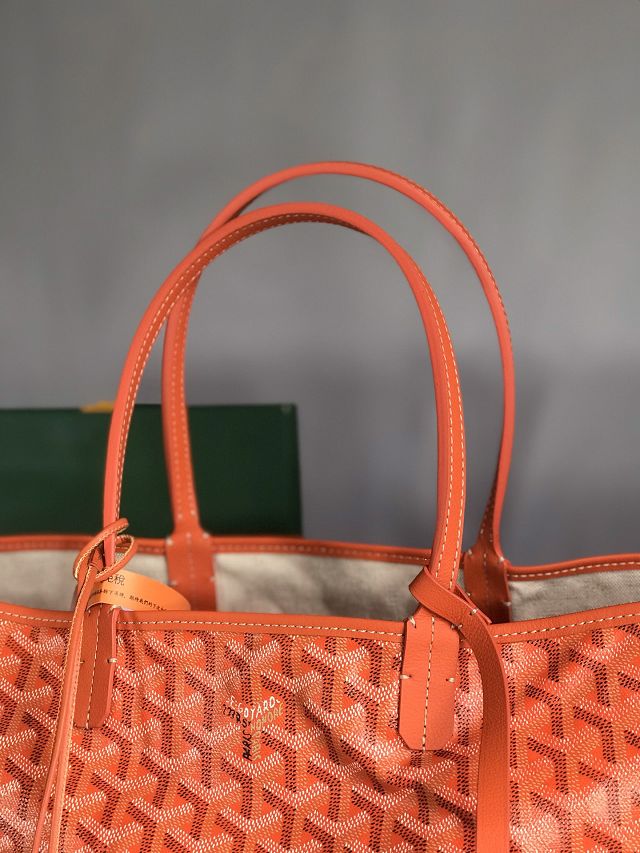 Goyard original canvas saint louis PM bag GY0082 orange