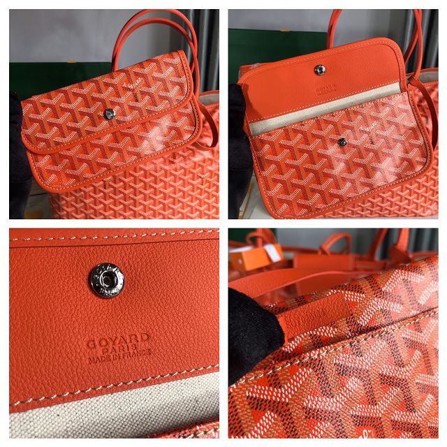 Goyard original canvas saint louis PM bag GY0082 orange