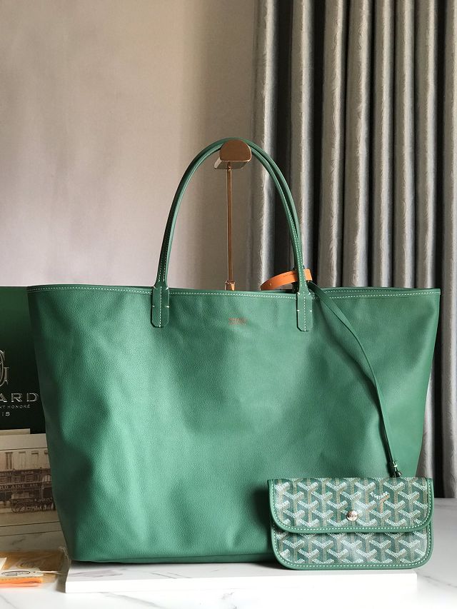 Goyard original calfskin&canvas reversible anjou GM bag GY0088 green