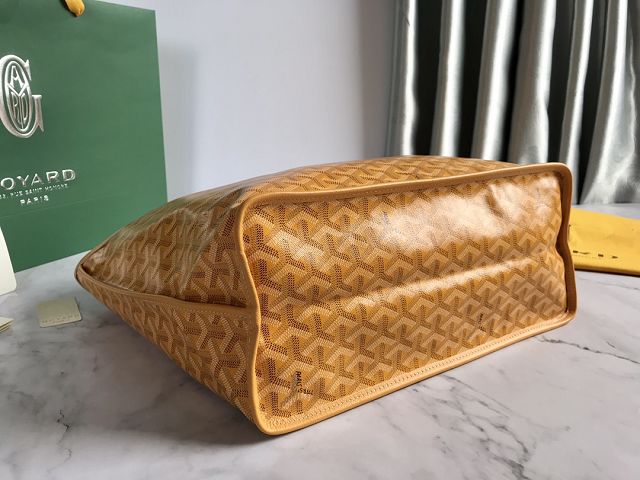 Goyard original calfskin&canvas reversible anjou PM bag GY0087 yellow