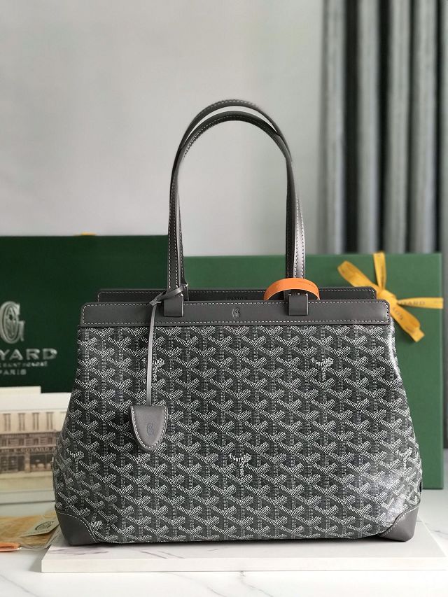 Goyard original canvas bellechasse biaude PM bag GY0091 grey