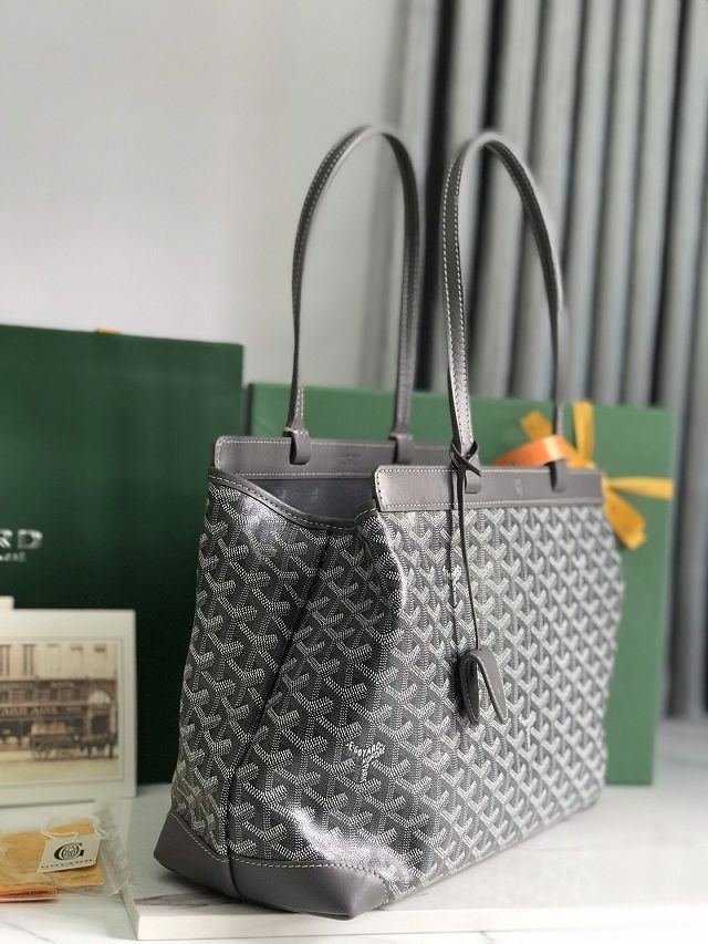 Goyard original canvas bellechasse biaude PM bag GY0091 grey