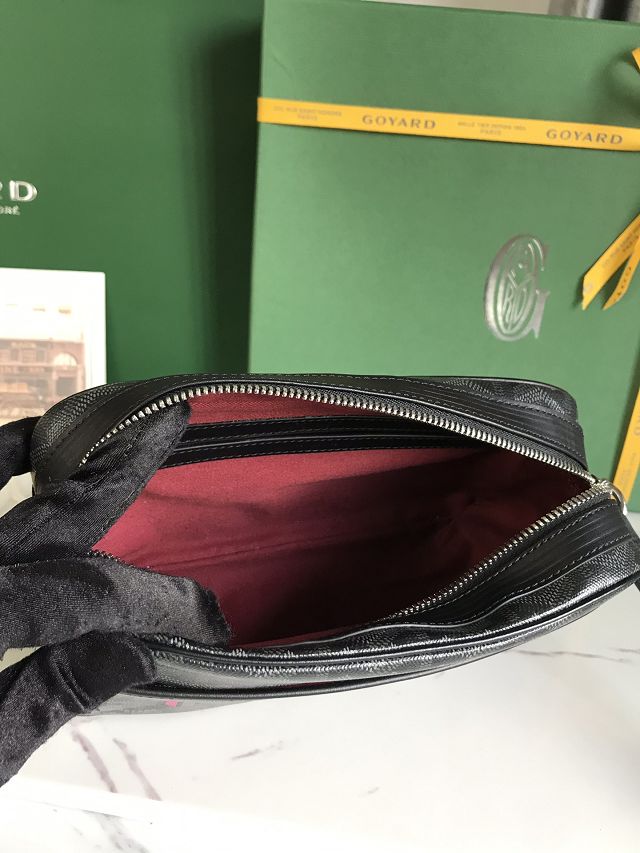 Goyard original canvas cap vert bag GY0015 black