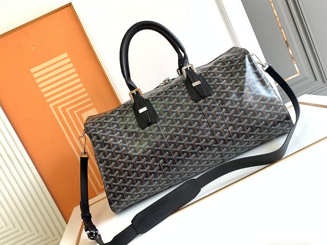 Goyard original canvas boston 45 bag GY0096 black