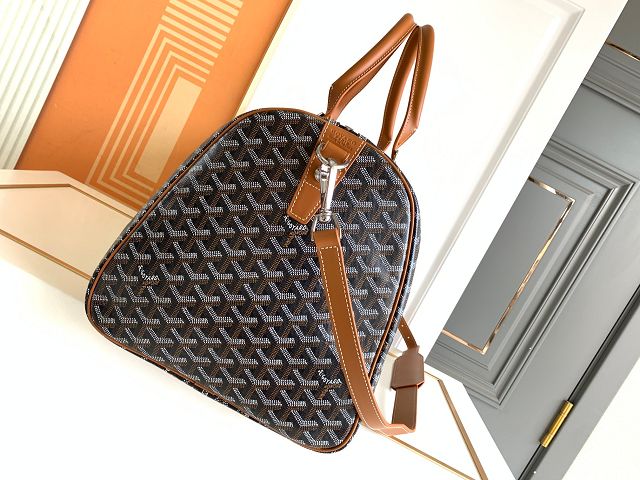 Goyard original canvas boston 50 bag GY0097 black&brown