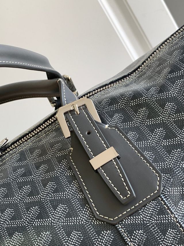 Goyard original canvas boston 50 bag GY0097 grey