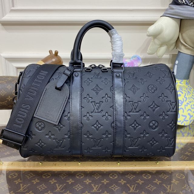 Louis vuitton original calfskin keepall 35 M22765 black