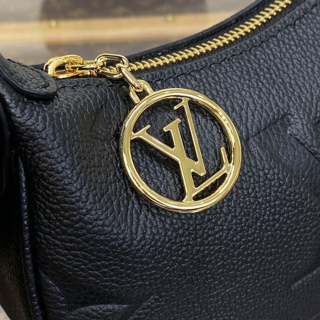 Louis vuitton original calfskin mini moon bag M82391 black