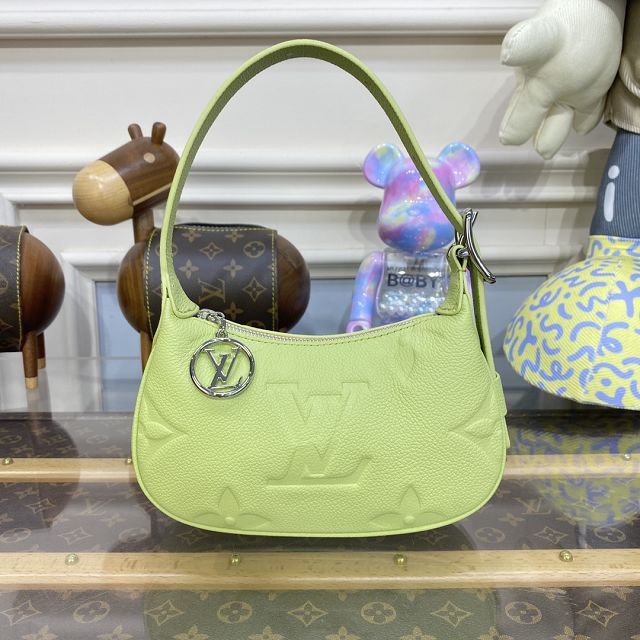 Louis vuitton original calfskin mini moon bag M82425 light green