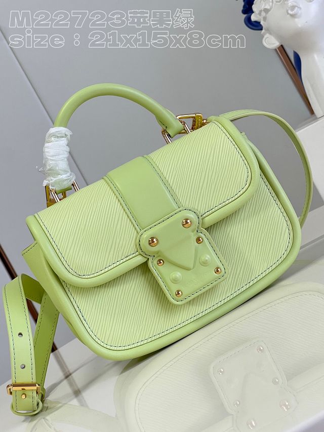 Louis vuitton original epi leather hide&seek bag M22725 light green