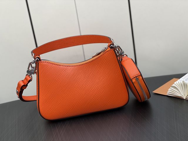 Louis vuitton original epi leather marellini bag M22736 orange