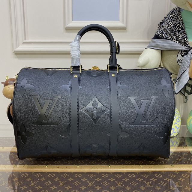 Louis vuitton original calfskin keepall 45 M46114 black