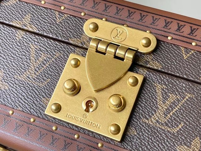 Louis vuitton original canvas small treasure case M20037