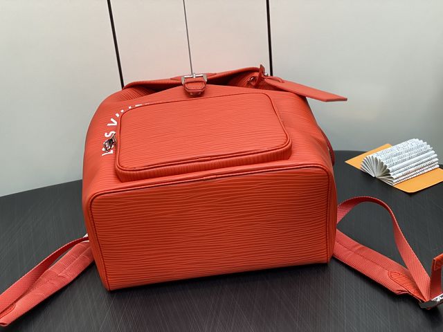 Louis vuitton original epi leather montsouris backpack M23099 red