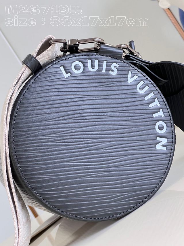 Louis vuitton original epi leather soft polochon MM M23719 black