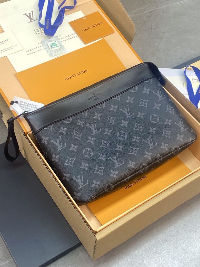 Louis vuitton original monogram eclipse pochette voyage M82543 