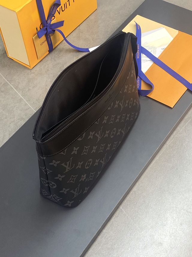 Louis vuitton original monogram eclipse pochette voyage M82543 