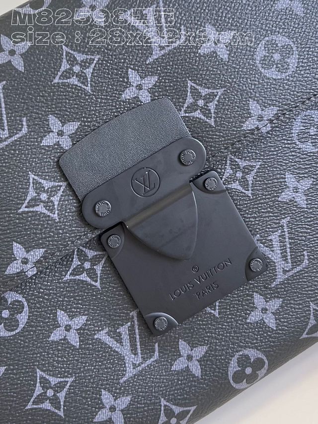 Louis vuitton original monogram eclipse s-lock pochette M82598