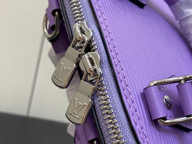 Louis vuitton original epi leather nano alma M82402 purple