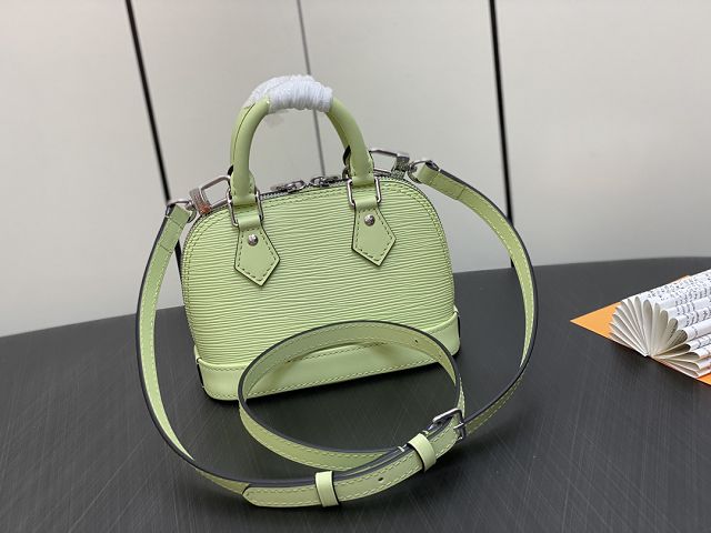 Louis vuitton original epi leather nano alma M82403 green