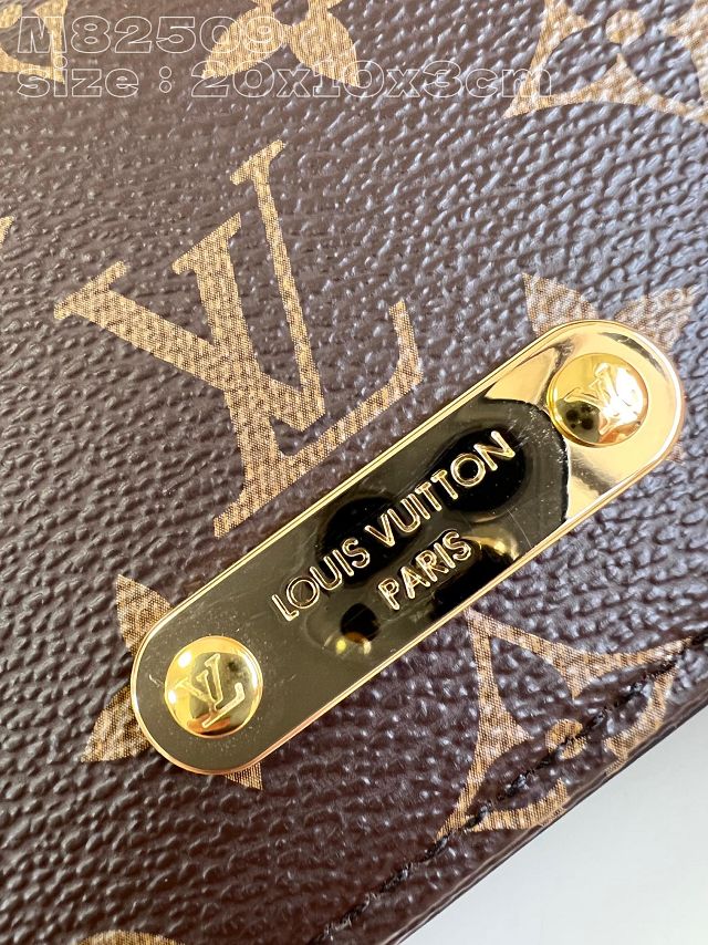 Louis vuitton original monogram canvas wallet on chain lily M82509