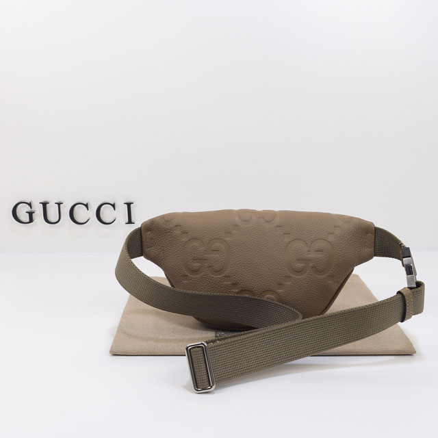 GG original calfskin small belt bag 658582 taupe