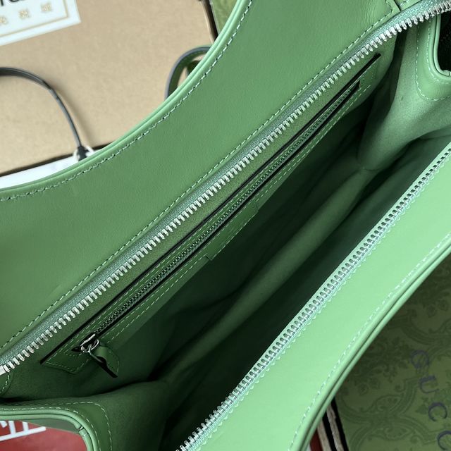 2023 GG original calfskin medium tote bag 745918 green