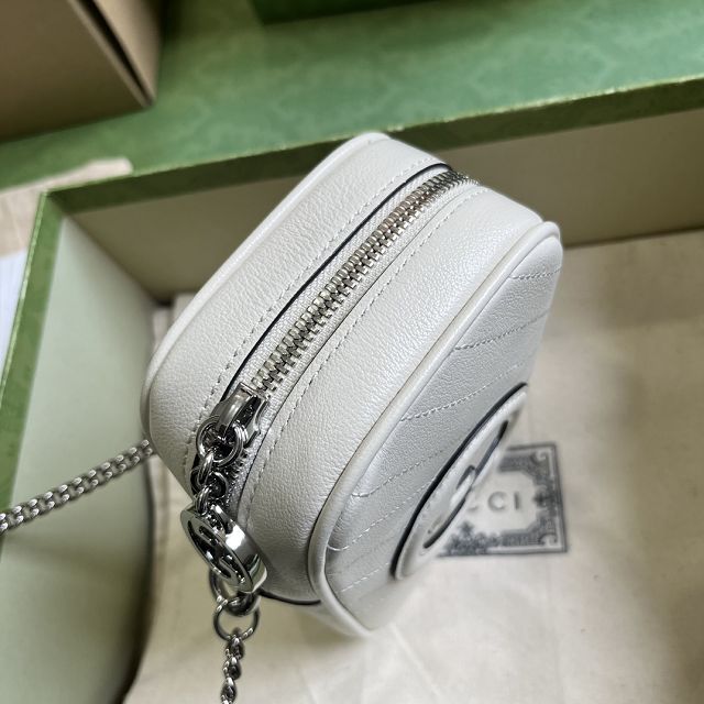 GG original calfskin blondie mini shoulder bag 760315 white